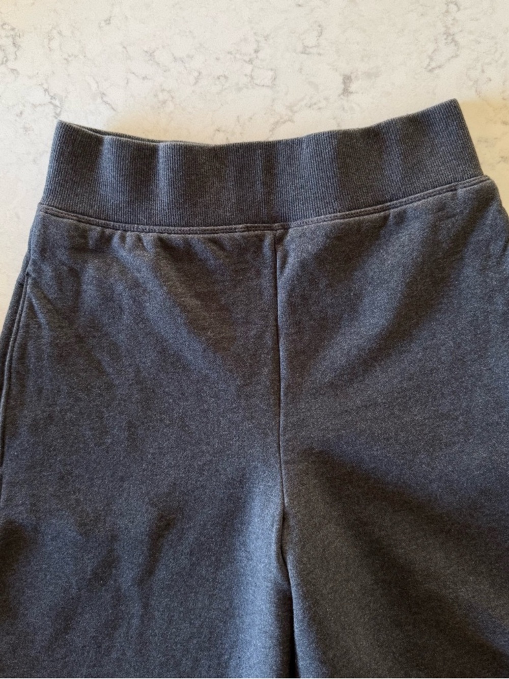 COS Cotton Wide-Leg Barrel Joggers XS Charcoal Grey - Picture 4 of 9
